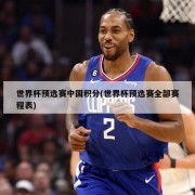 世界杯预选赛中国积分(世界杯预选赛全部赛程表)
