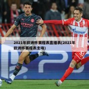 2021年欧洲杯赛程表直播表(2021年欧洲杯赛程表主场)