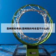 詹姆斯的母亲(詹姆斯的母亲是干什么的)