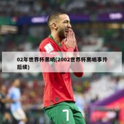 02年世界杯黑哨(2002世界杯黑哨事件后续)