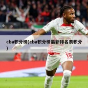 cba积分榜(cba积分榜最新排名表积分)