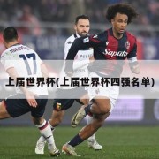 上届世界杯(上届世界杯四强名单)