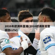 2016年欧洲杯直播(2016欧洲杯完整回放cctv)