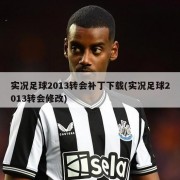 实况足球2013转会补丁下载(实况足球2013转会修改)