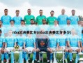 nba总决赛比分(nba总决赛比分多少)