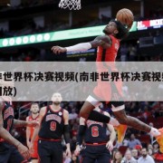 南非世界杯决赛视频(南非世界杯决赛视频直播回放)