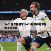 2002世界杯冠军(2002世界杯冠军是哪个国家队)