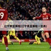 辽宁男篮赛程(辽宁男篮赛程一览表)