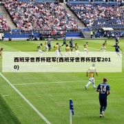 西班牙世界杯冠军(西班牙世界杯冠军2010)