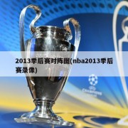2013季后赛对阵图(nba2013季后赛录像)