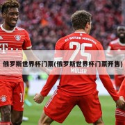 俄罗斯世界杯门票(俄罗斯世界杯门票开售)