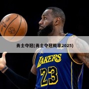 勇士夺冠(勇士夺冠概率2025)