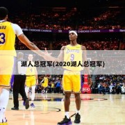 湖人总冠军(2020湖人总冠军)