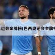 巴西奥运会金牌榜(巴西奥运会金牌榜中国)