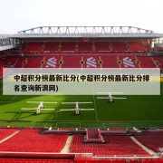 中超积分榜最新比分(中超积分榜最新比分排名查询新浪网)