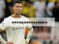 世界杯球迷(世界杯球迷主题曲歌词)
