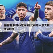 直播:比利时vs意大利(比利时vs意大利精彩回放)