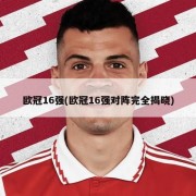 欧冠16强(欧冠16强对阵完全揭晓)