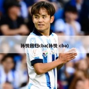 孙悦回归cba(孙悦 cba)