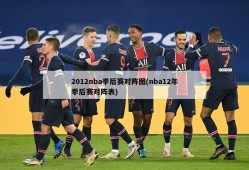 2012nba季后赛对阵图(nba12年季后赛对阵表)