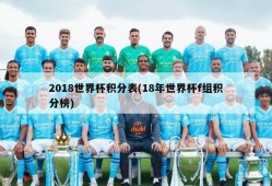 2018世界杯积分表(18年世界杯f组积分榜)