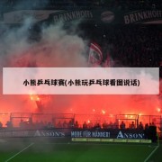 小熊乒乓球赛(小熊玩乒乓球看图说话)