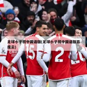 足球小子初中国语版(足球小子初中国语版百度云)