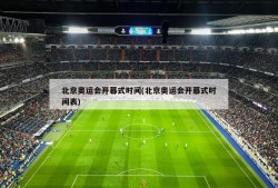 北京奥运会开幕式时间(北京奥运会开幕式时间表)