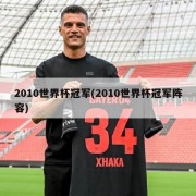 2010世界杯冠军(2010世界杯冠军阵容)