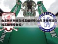 山东体育频道在线直播观看(山东体育频道在线直播观看鲁能)