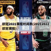欧冠2021赛程时间表(20212022欧冠赛程)