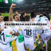 各国足球联赛积分榜(各国足球联赛积分榜排名)