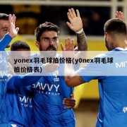 yonex羽毛球拍价格(y0nex羽毛球拍价格表)