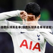 雄鹿队球员名单(雄鹿队球员名单球迷屋)