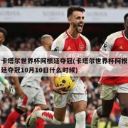 卡塔尔世界杯阿根廷夺冠(卡塔尔世界杯阿根廷夺冠10月10日什么时候)